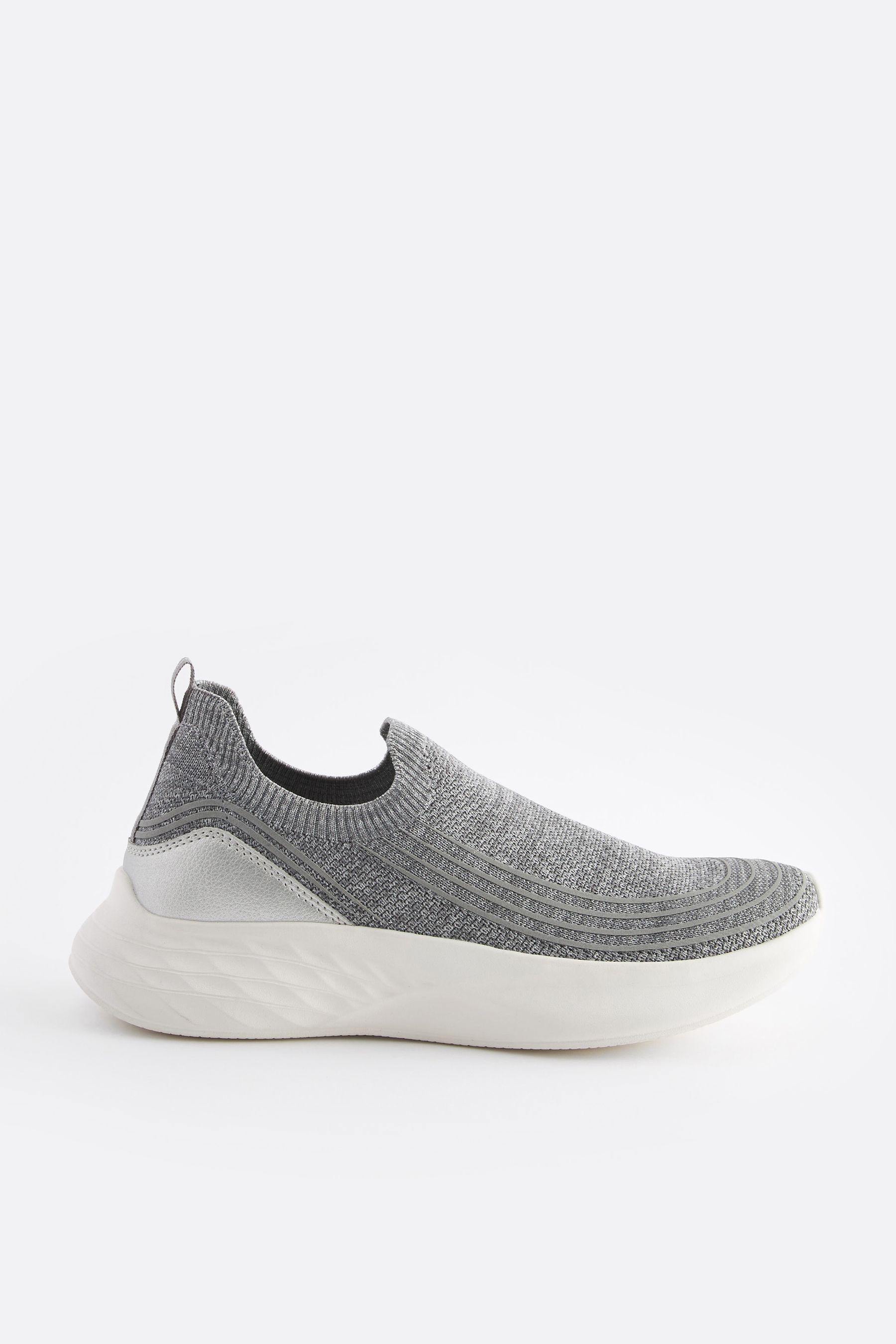 Grey slip on pumps shop