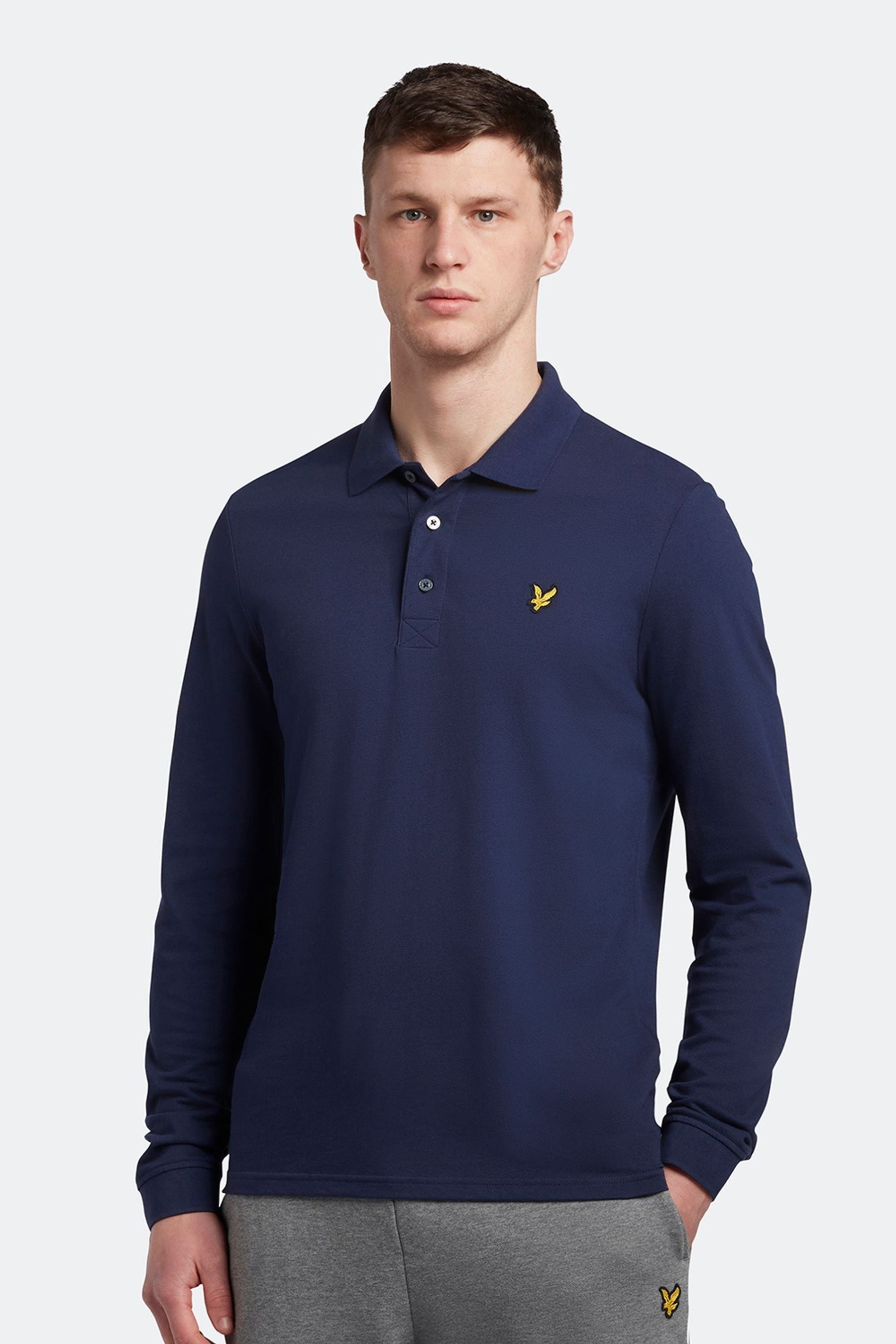 Lyle and scott long sleeve polo new arrivals