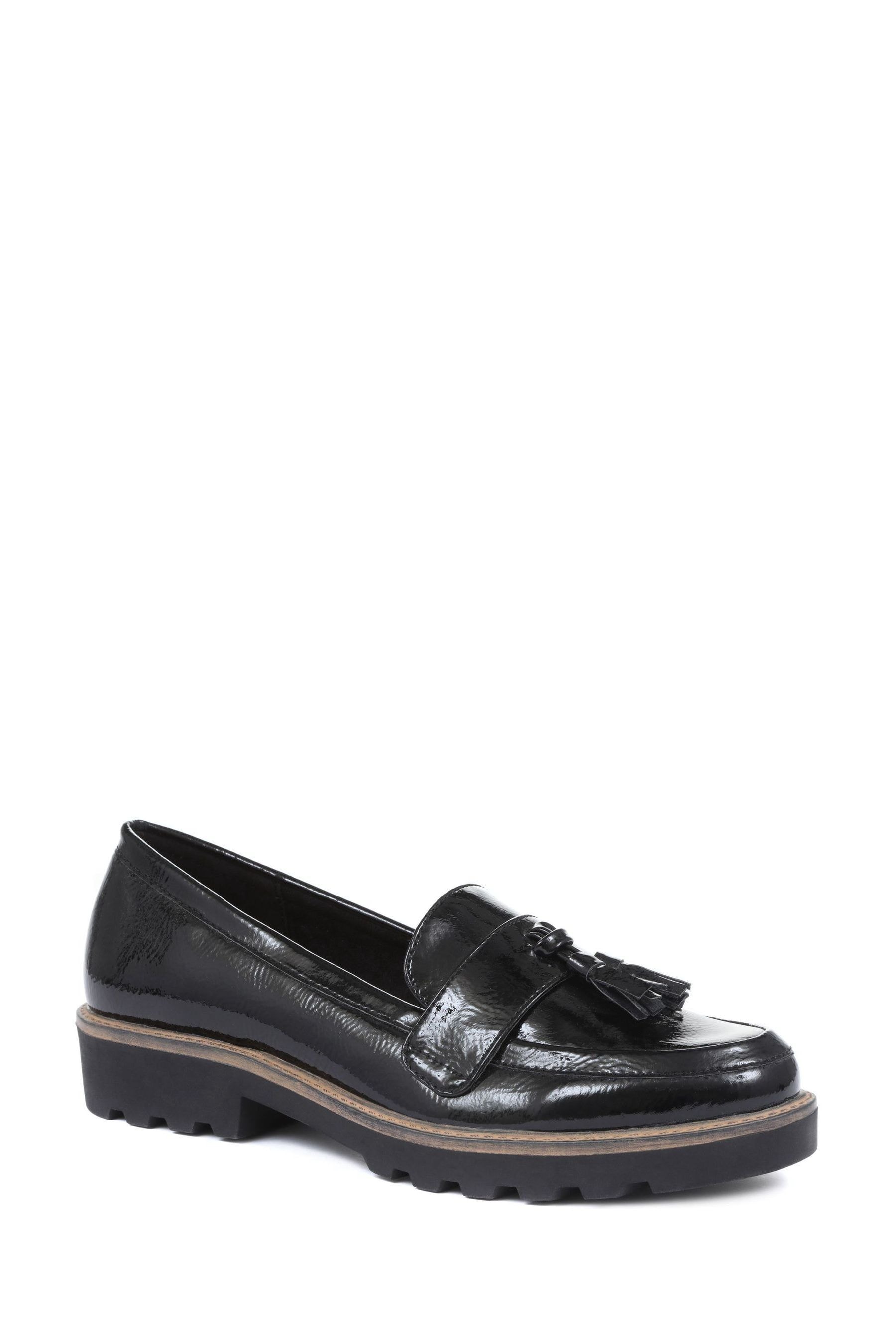 Next black patent loafers hot sale