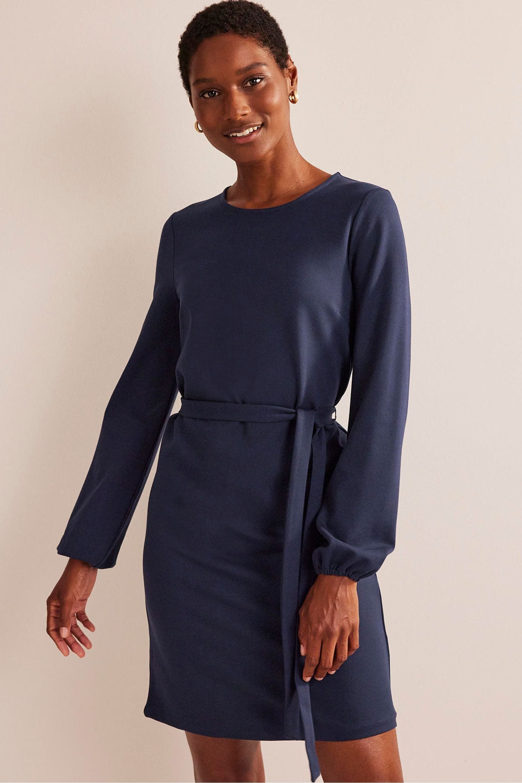 Buy Boden Navy Petite Violet Jersey Shift Dress from Next Luxembourg