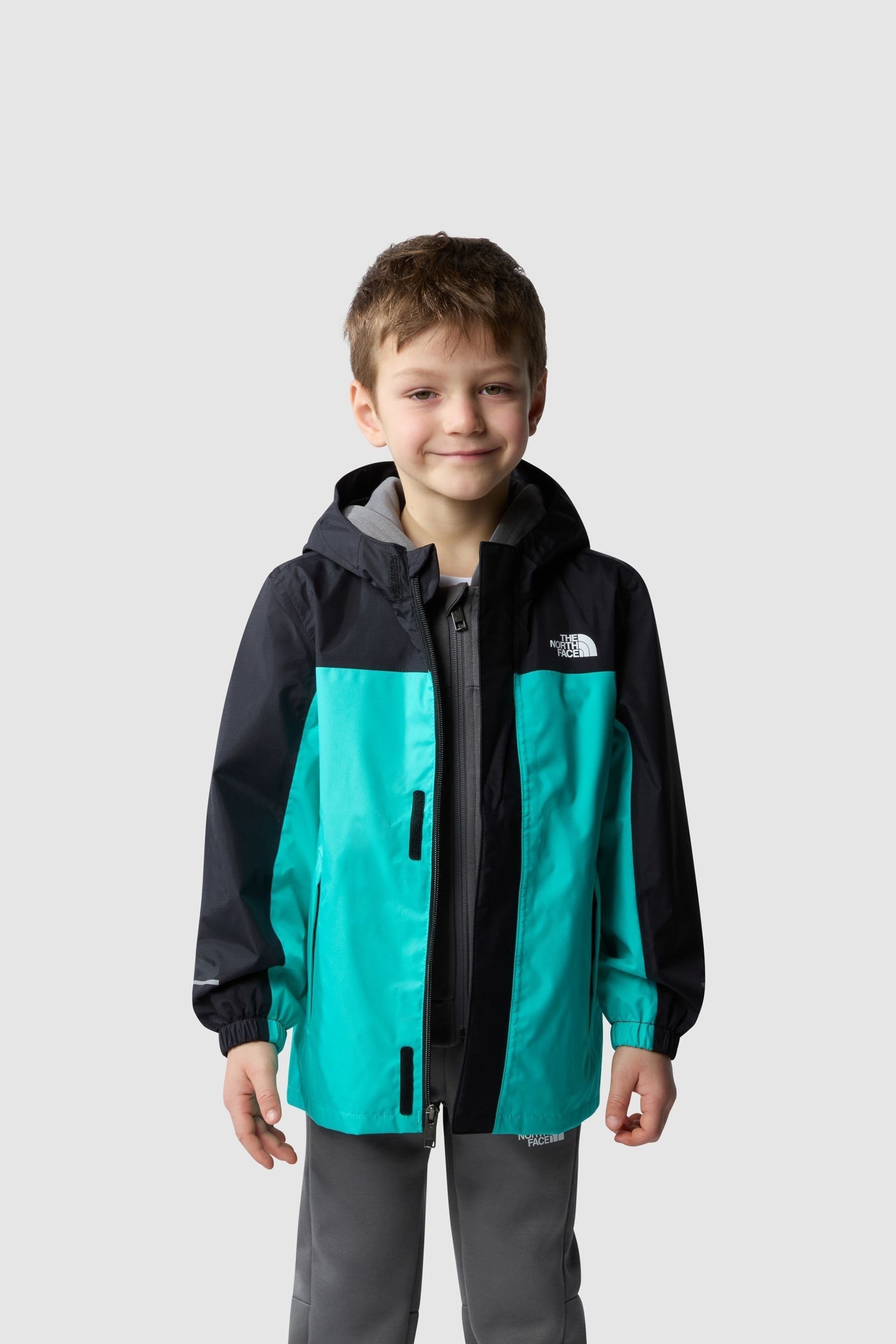 The North Face Blue/Black Kids Antora Jacket - Image 1 of 4