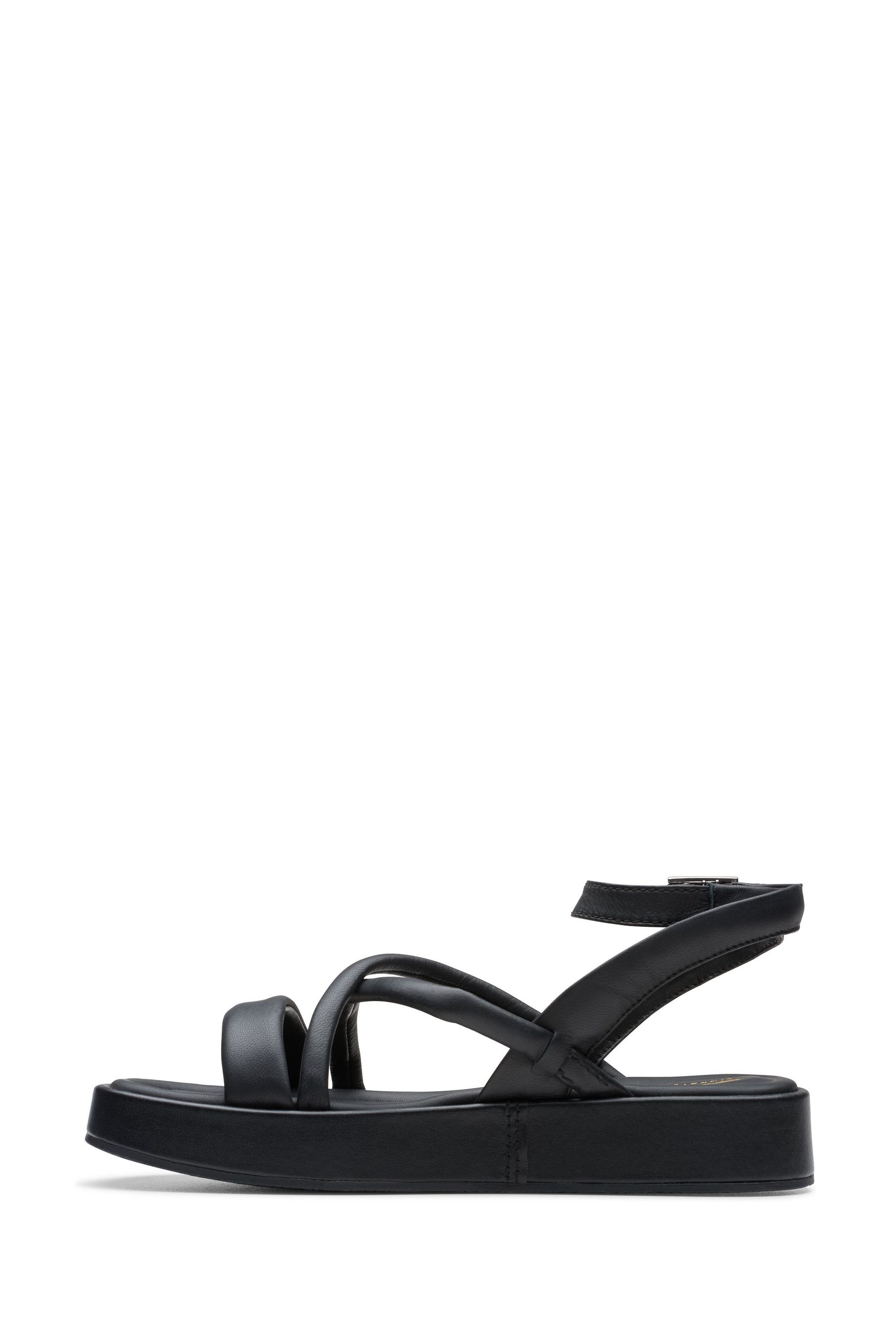 Clarks sandals black cheap