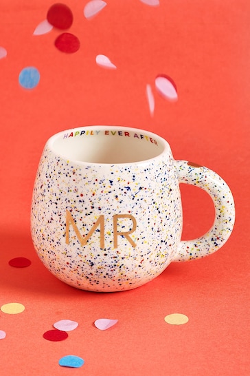 Multi Speckle Wedding MR Mug