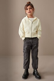 Cream Neutral Zip Through Hoodie (3-16yrs) - Image 2 of 6