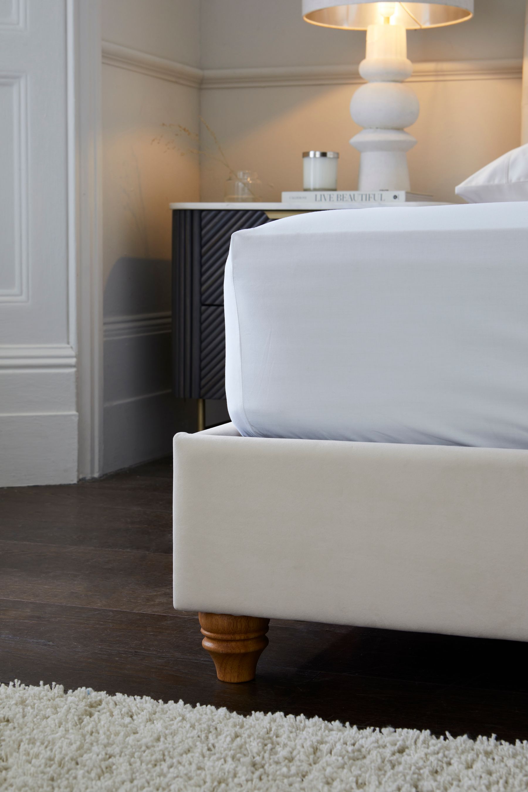 Parisi upholstered sales standard bed
