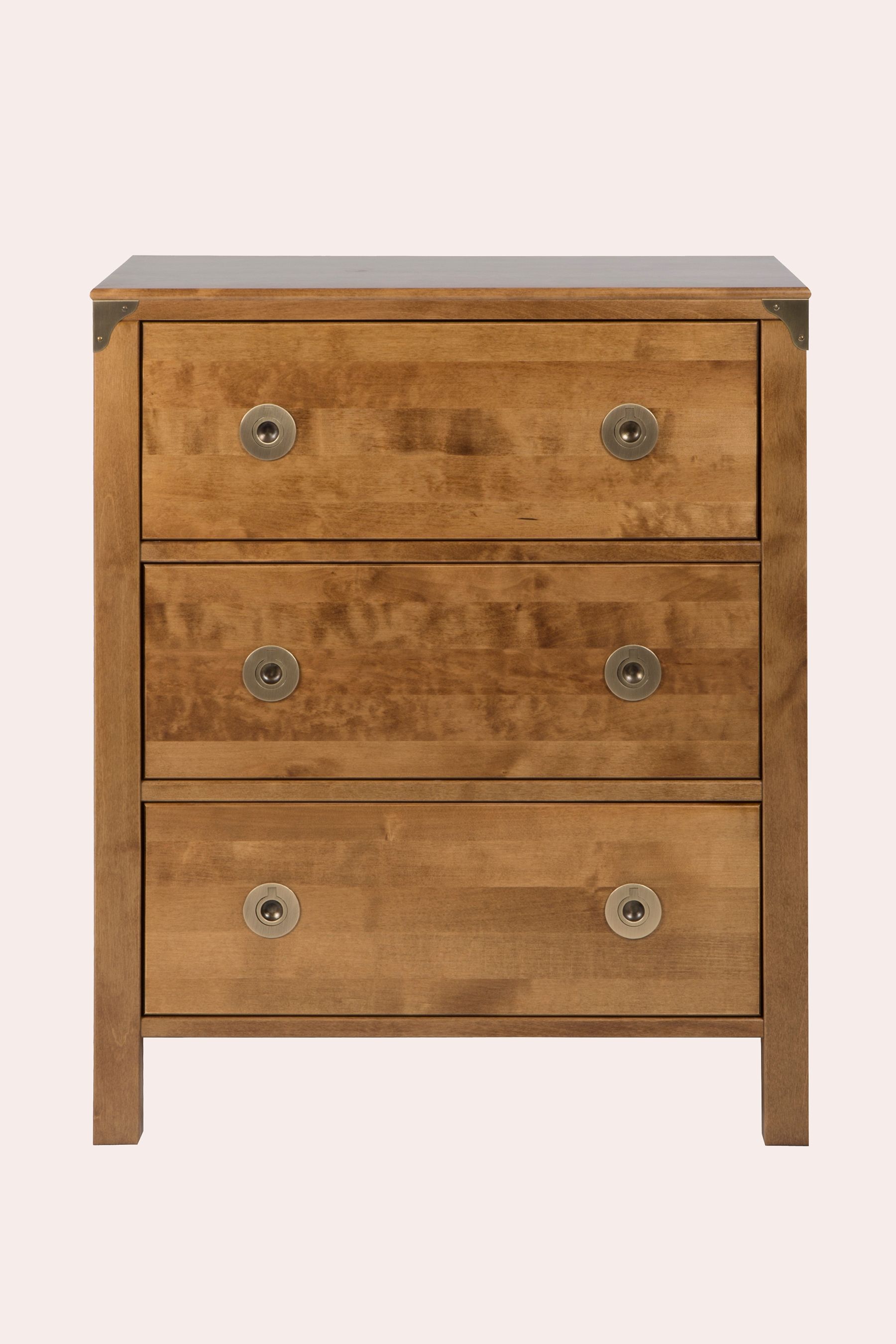 Laura Ashley Honey Gold Balmoral 3 Drawer Chest