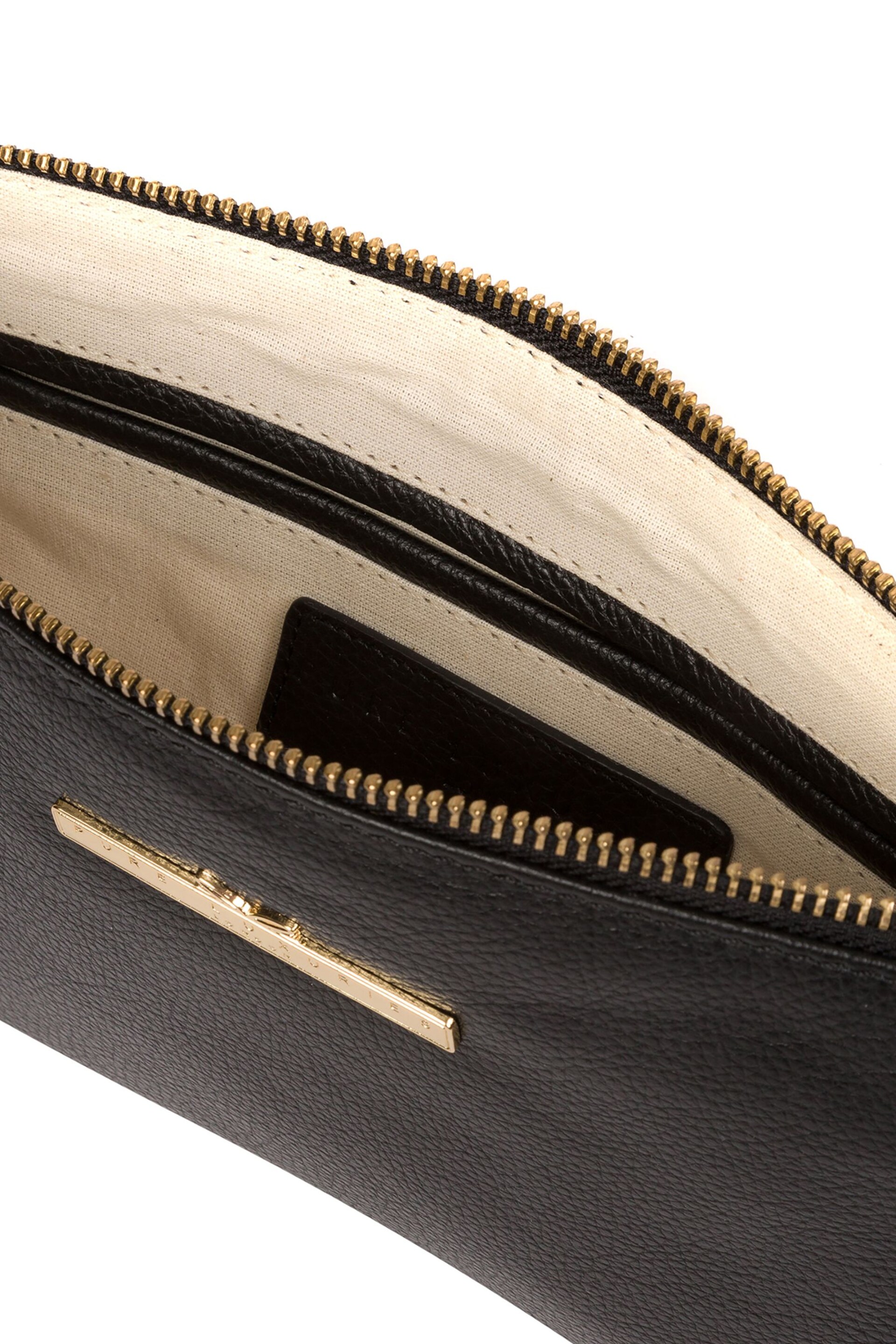 Pure Luxuries London Arlesey Leather Clutch Bag - Image 3 of 4