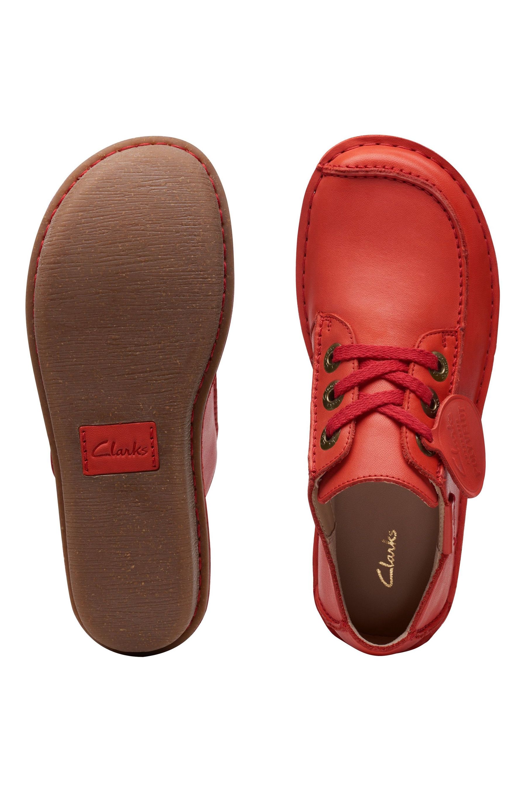 Clarks funny dream red best sale
