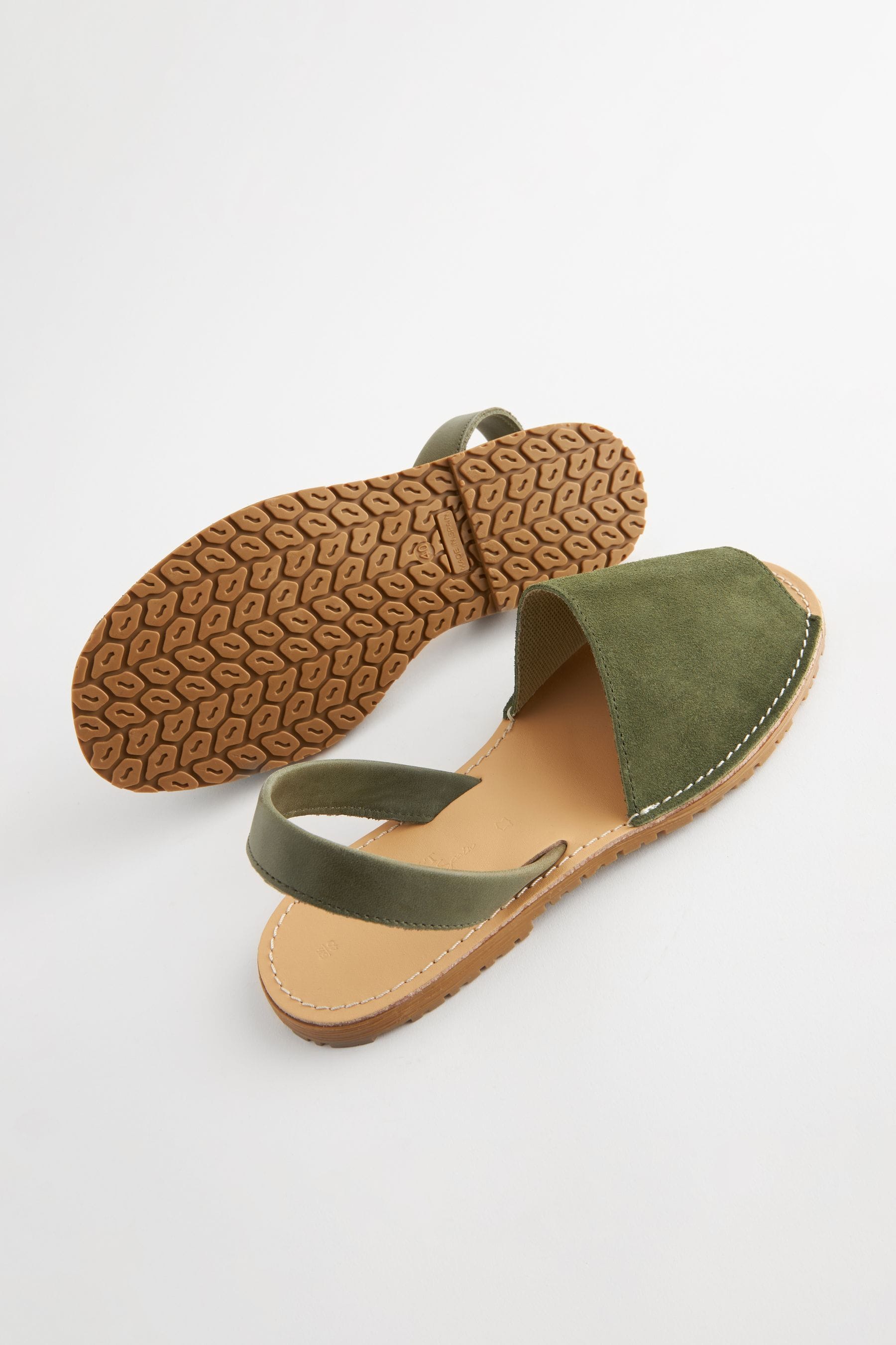 Khaki green sandals deals