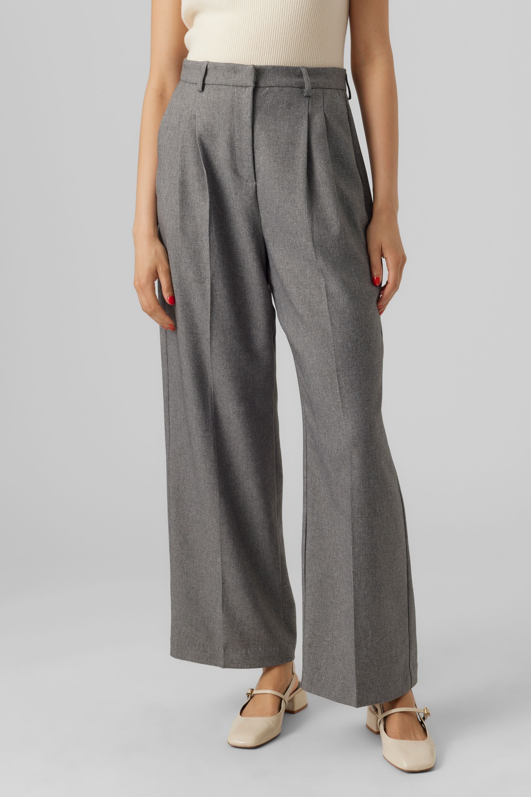 High waist smart trousers sales