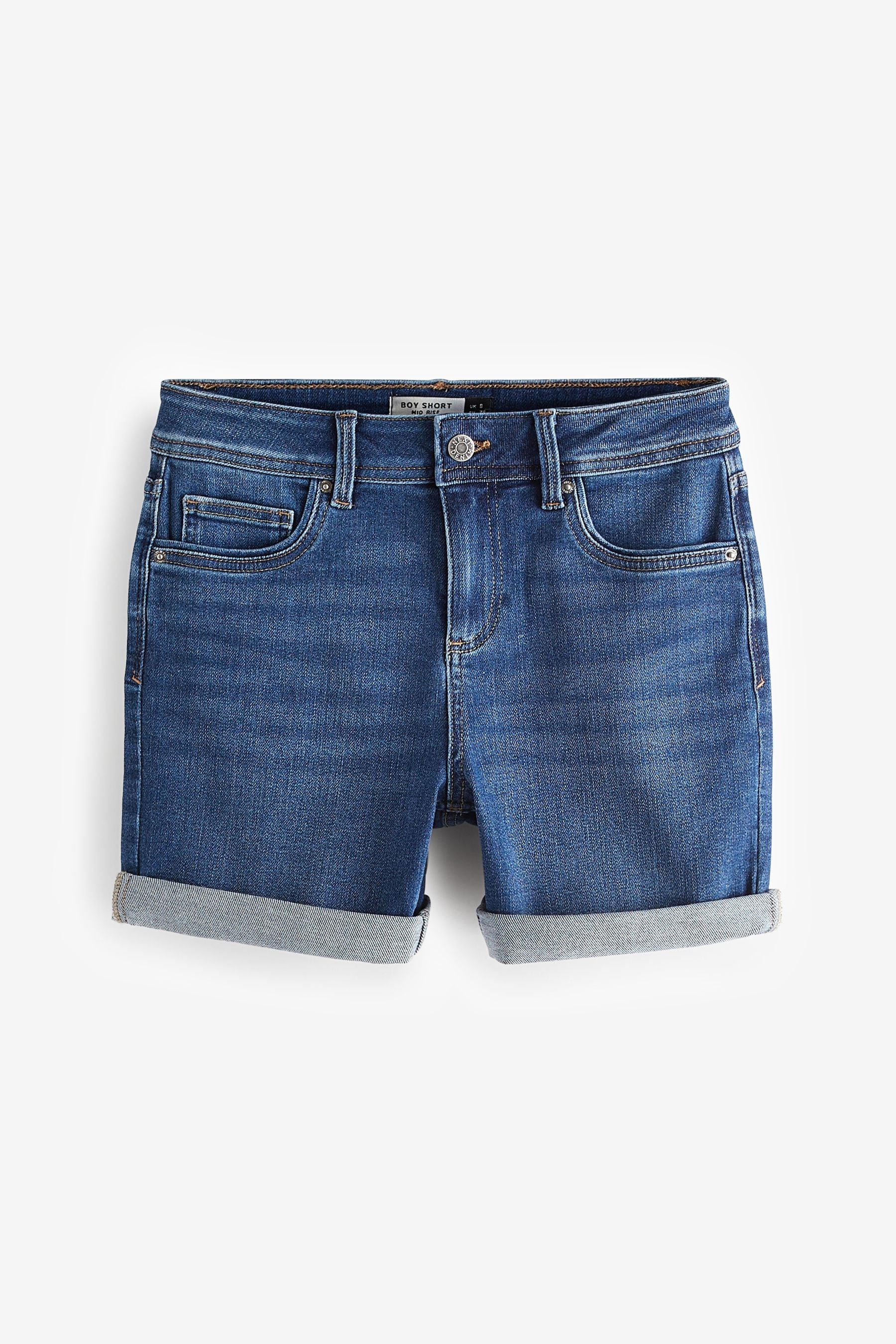 Buy Mid Blue Denim Denim Boy Short from the Next UK online shop