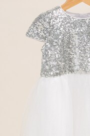 Miss Pink Sequin Top Waterfall Tulle Dress - Image 3 of 3