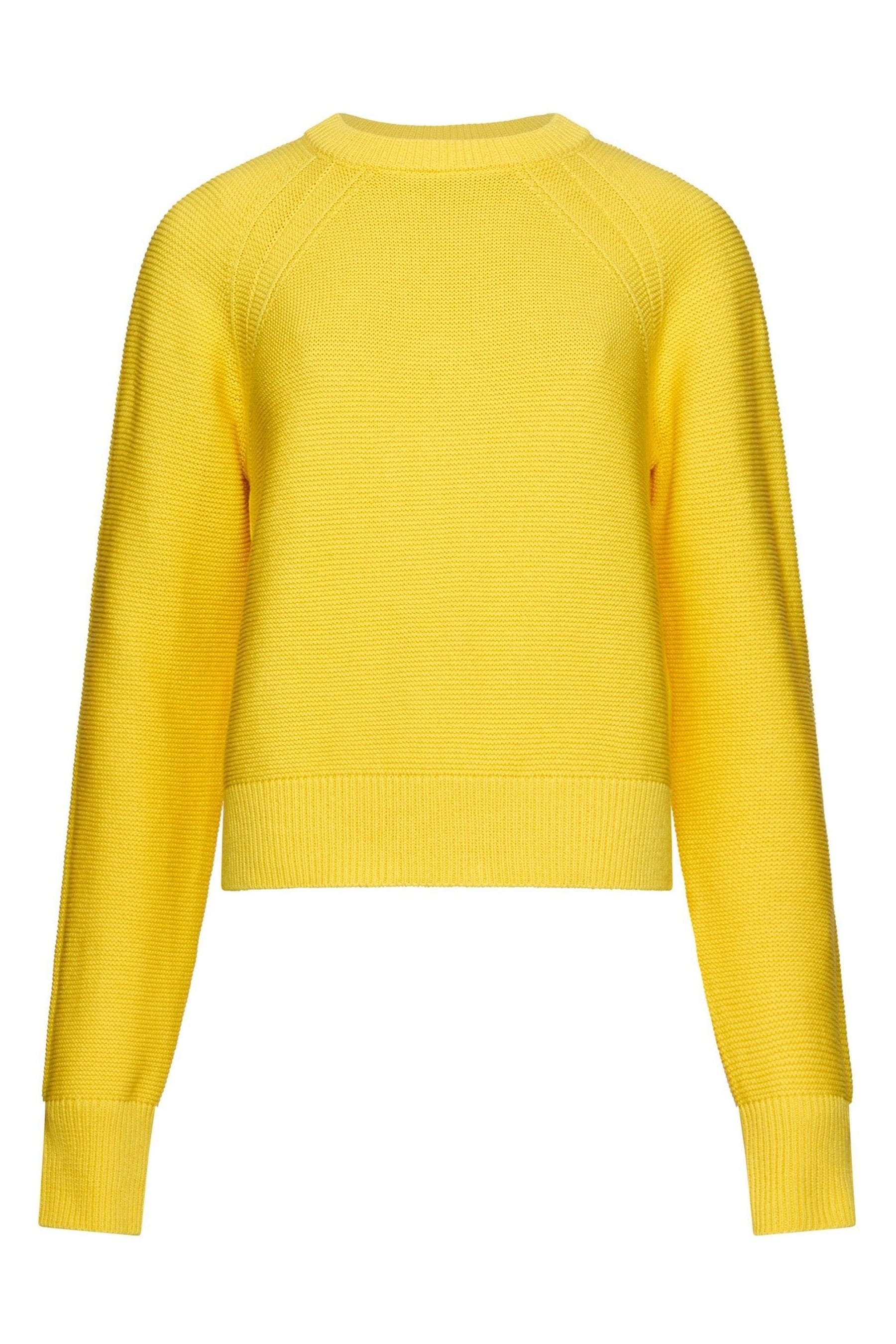 Buy French Connection Yellow Lily Mozart Long Sleeve Crew Jumper from Next Luxembourg