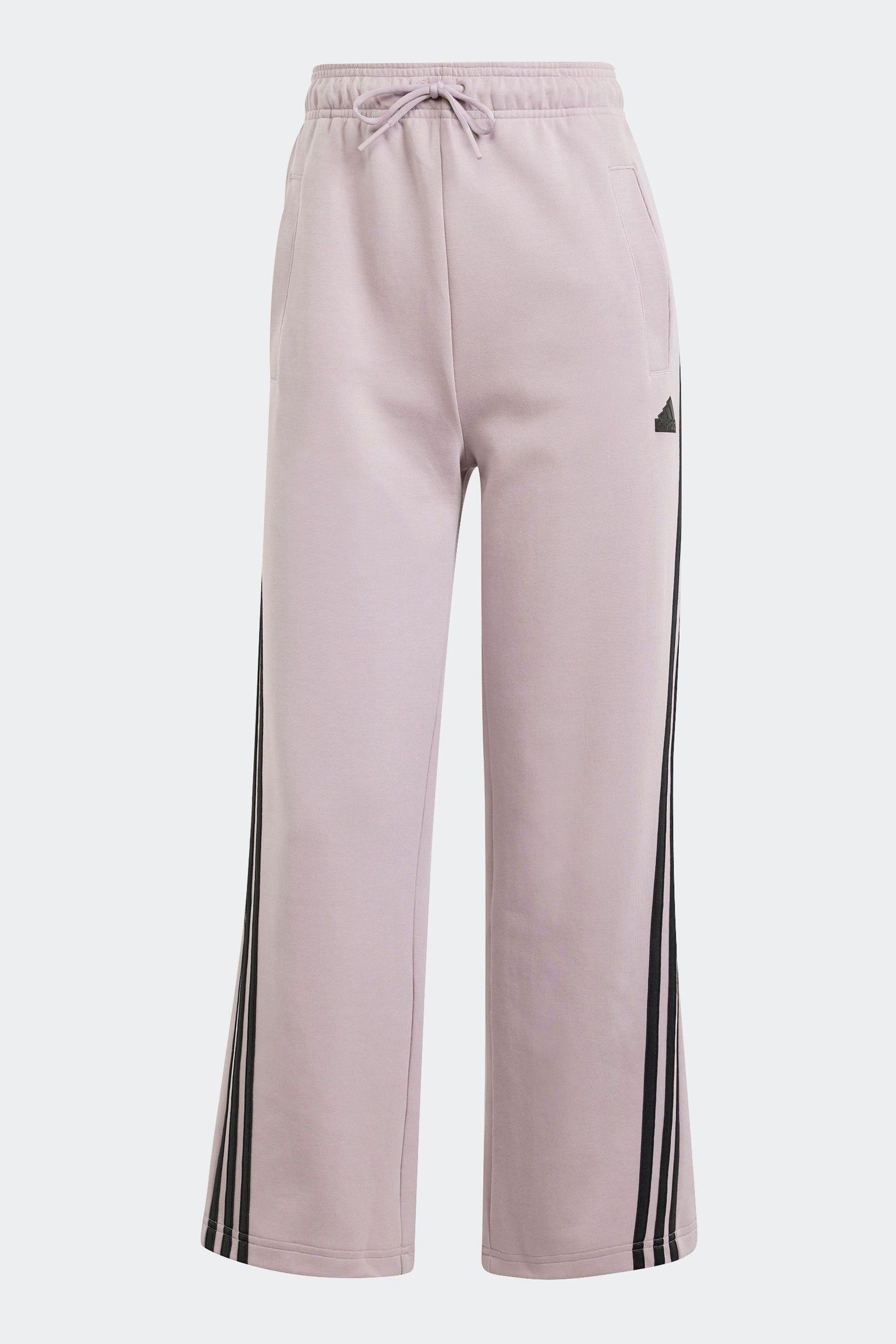 Buy adidas Purple Sportswear Future Icons 3 Stripes Open Hem Joggers from Next Luxembourg
