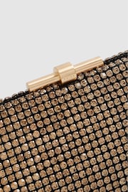 Reiss Gold Adaline Embellished Clutch Bag - Image 3 of 5