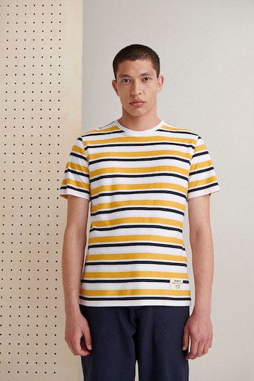 Barbour® Yellow Whitwell Stripe T-Shirt