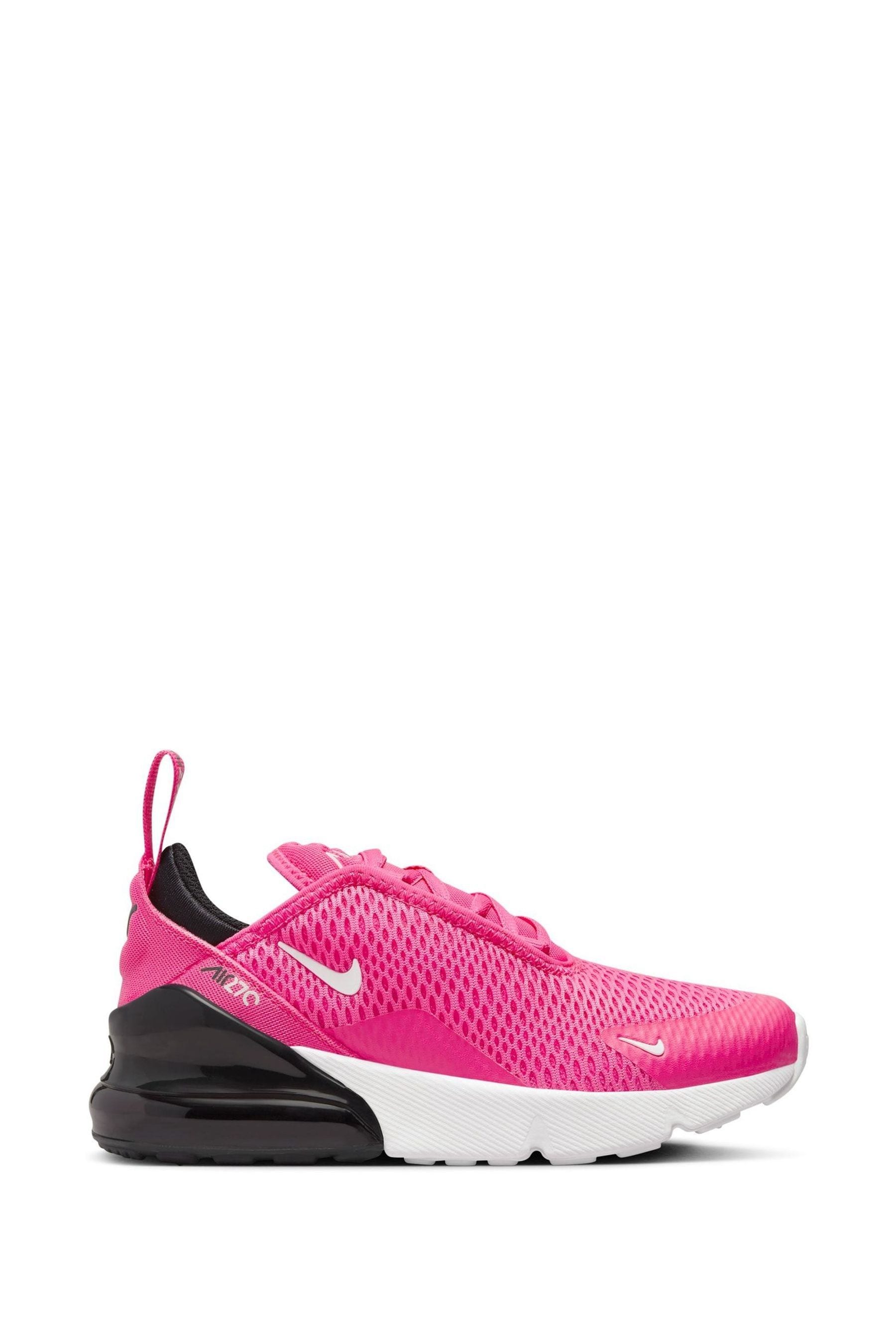 Buy Nike Pink Air Max 270 Junior Trainers from Next Luxembourg