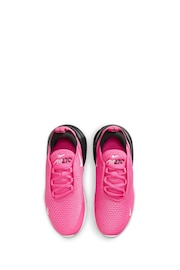 Nike Pink Air Max 270 Junior Trainers - Image 6 of 10