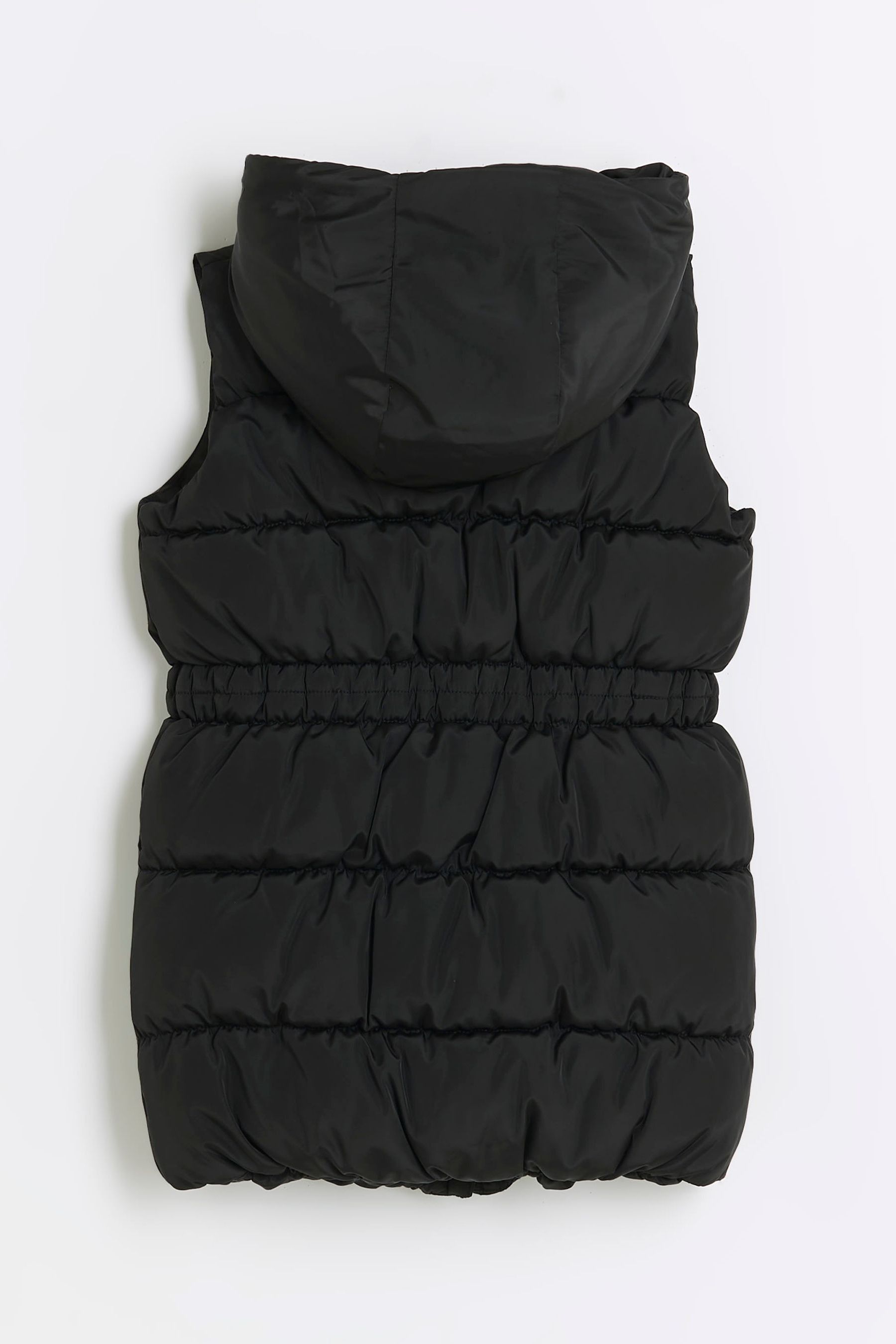 Girls black gilet clearance