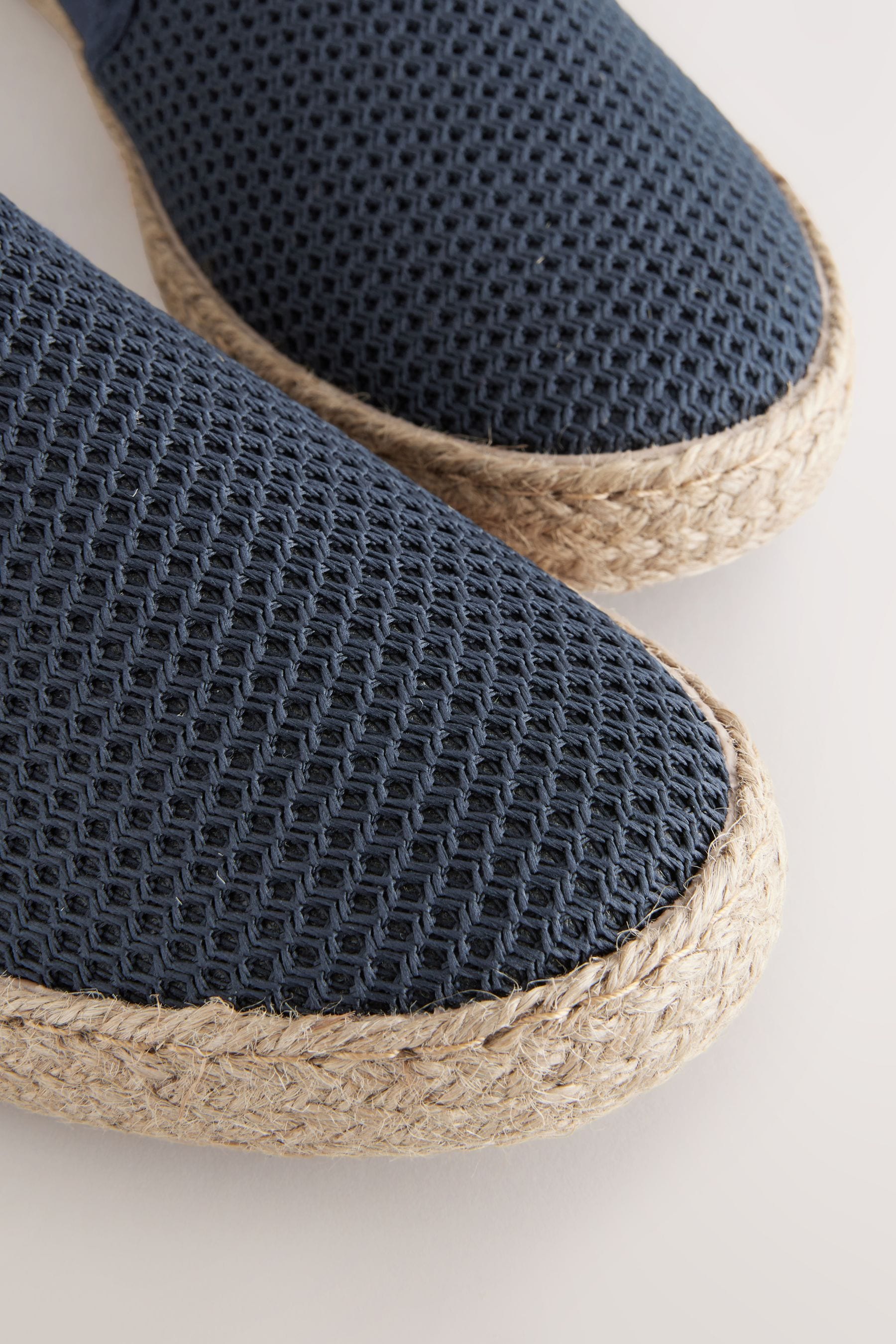 Buy Navy Blue Mesh Espadrilles from the Next UK online shop