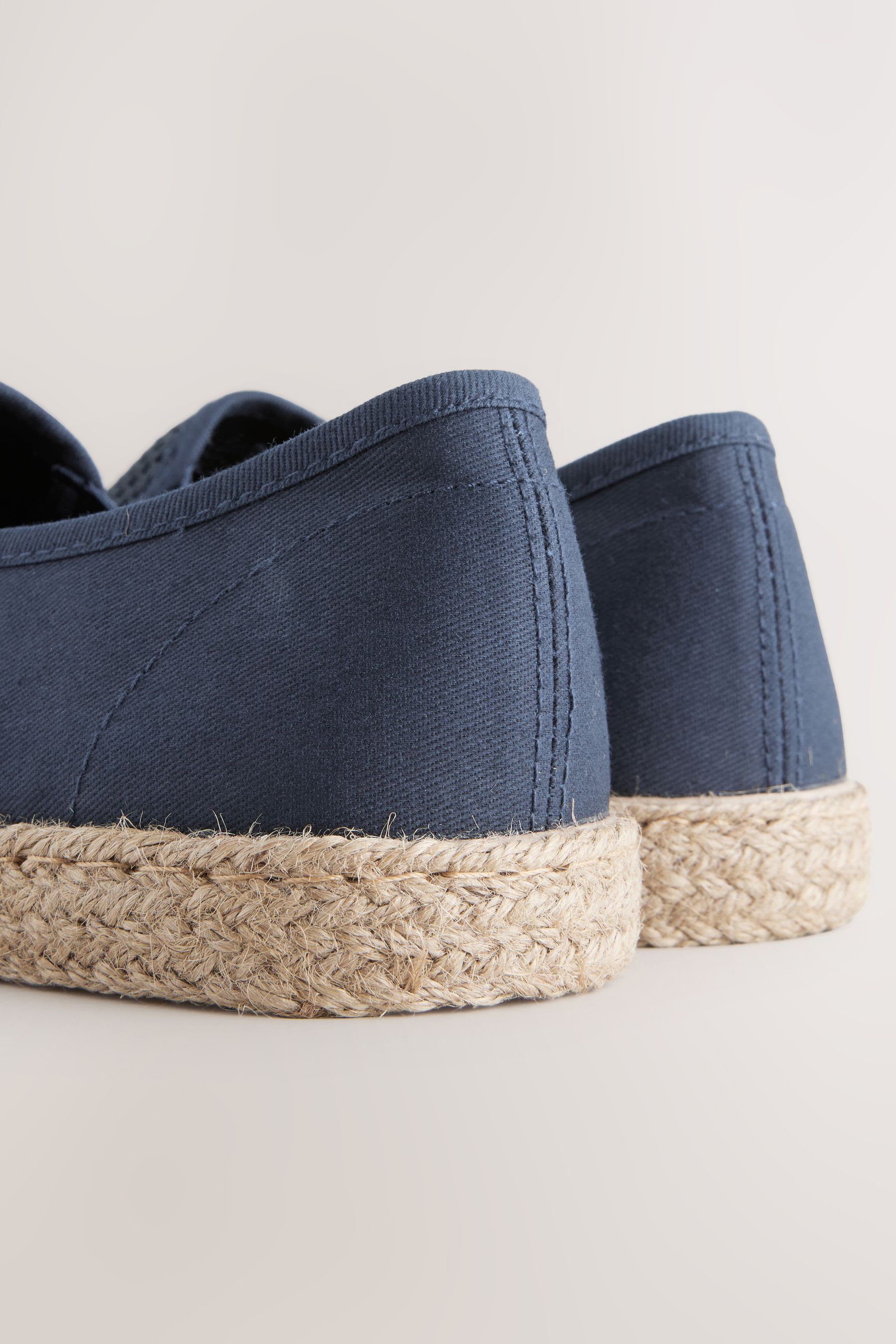 Buy Navy Blue Mesh Espadrilles from Next Austria