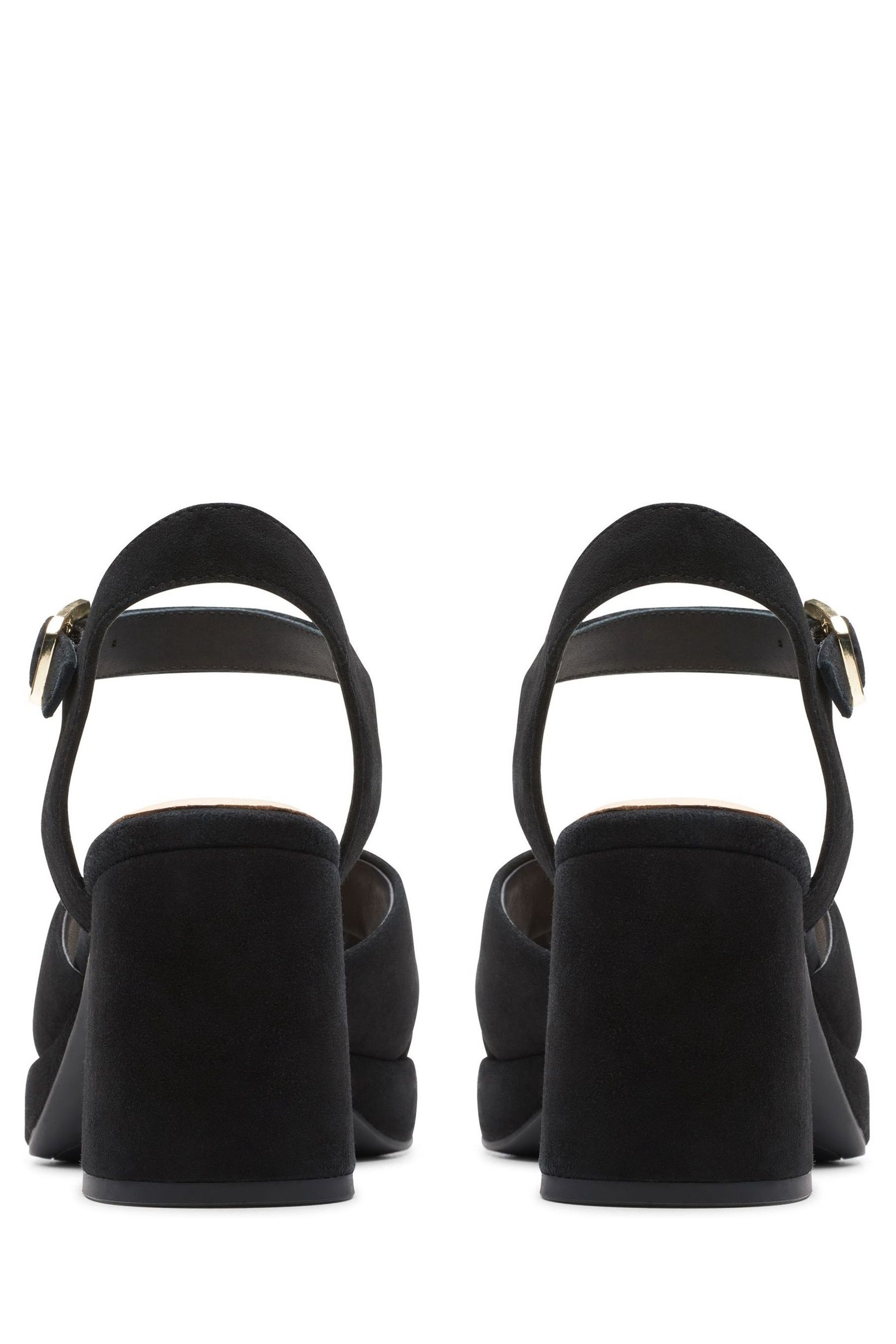 Buy Clarks Black Suede Ritzy 75 Rae Sandals from Next Luxembourg