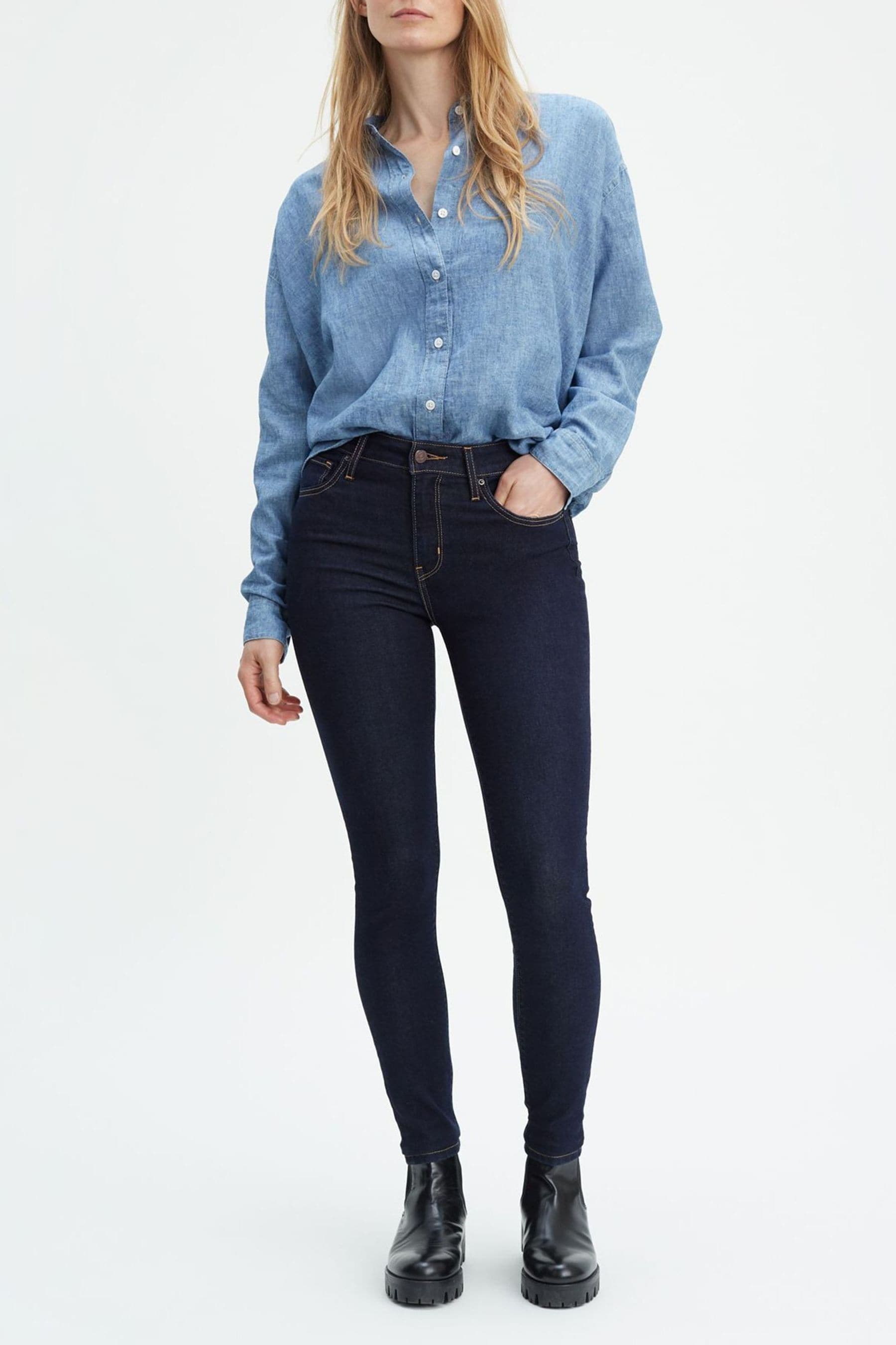 Levi's mile high super outlet skinny jeans breakthrough blue