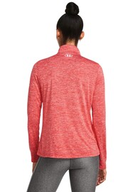 Under Armour Red Tech Twist 1/2 Zip Top - Image 2 of 5