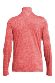 Under Armour Red Tech Twist 1/2 Zip Top - Image 5 of 5