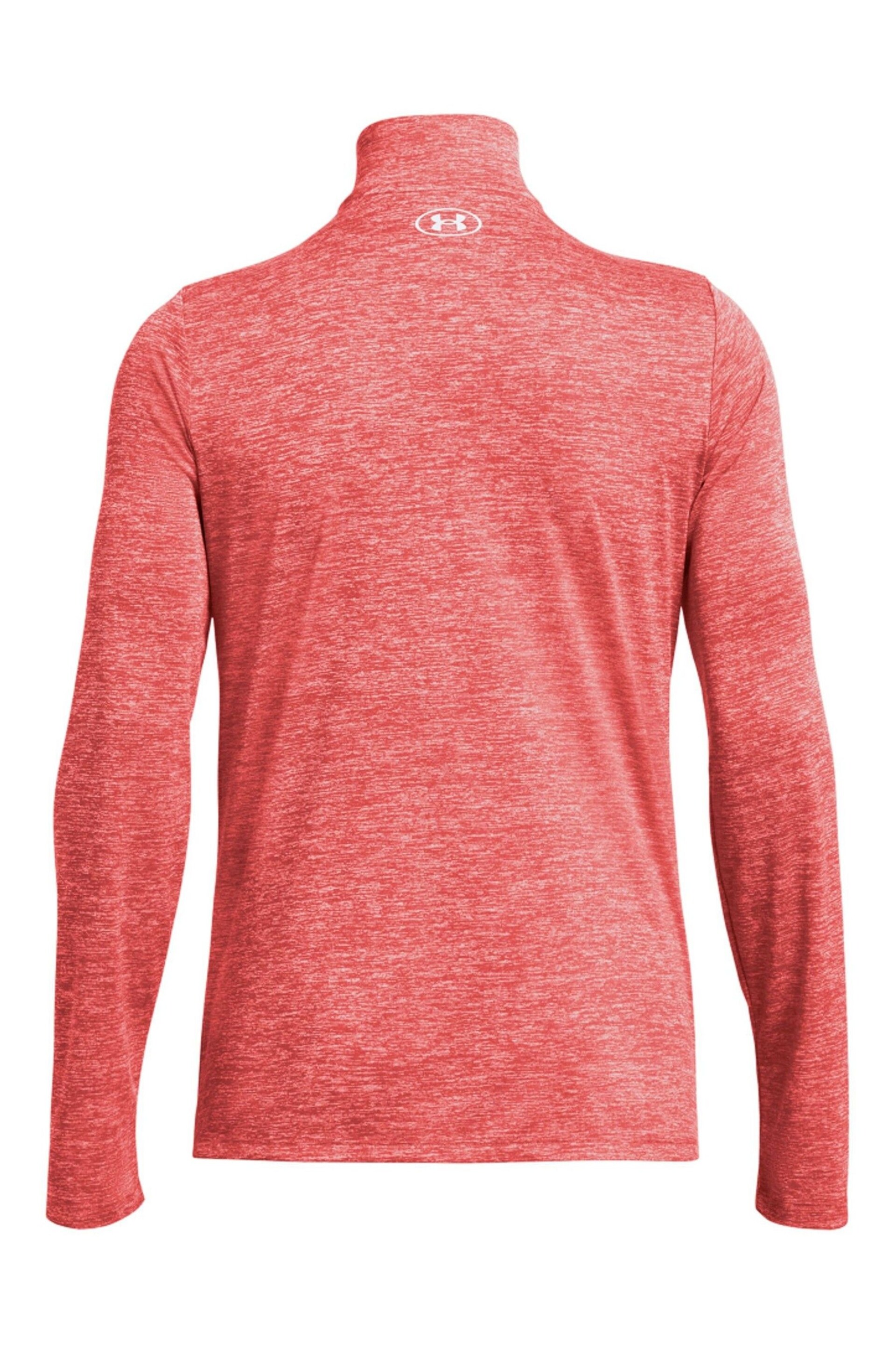 Under Armour Red Tech Twist 1/2 Zip Top - Image 5 of 5