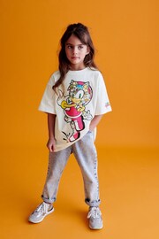 White Sonic Oversized License T-Shirt (3-16yrs) - Image 2 of 7