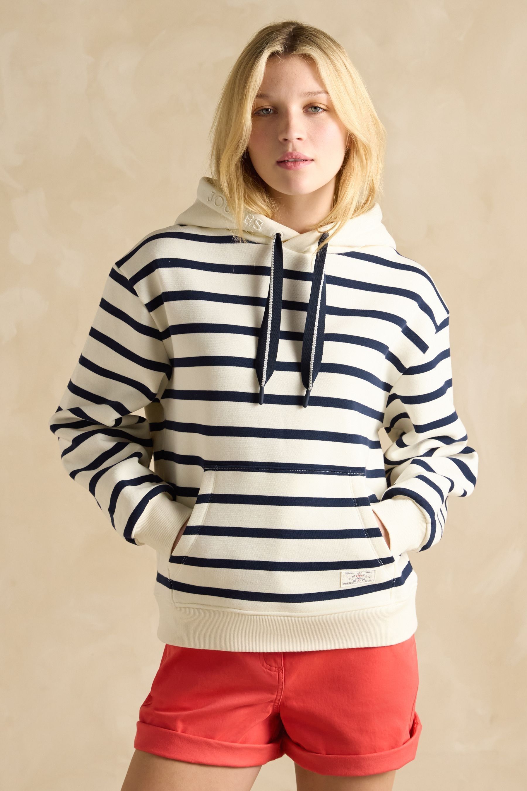 Joules striped hoodie cheap