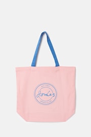 Joules Courtside Pink Tote Bag - Image 3 of 4