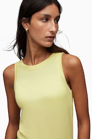 AllSaints Yellow Rina Tank Top - Image 5 of 7