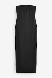 Black Basic Bandeau Maxi Dress - Image 5 of 6