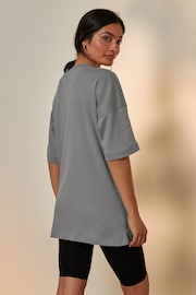 Multi Longline Oversized 100% Cotton T-Shirt 3 Pack - Image 4 of 8