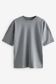 Multi Longline Oversized 100% Cotton T-Shirt 3 Pack - Image 5 of 8