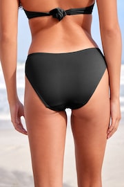 Black High Leg Bikini Bottoms - Image 3 of 5