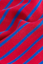 Red/Blue Stripe Ribbed Square Neck Strappy Cami Top - Image 7 of 7
