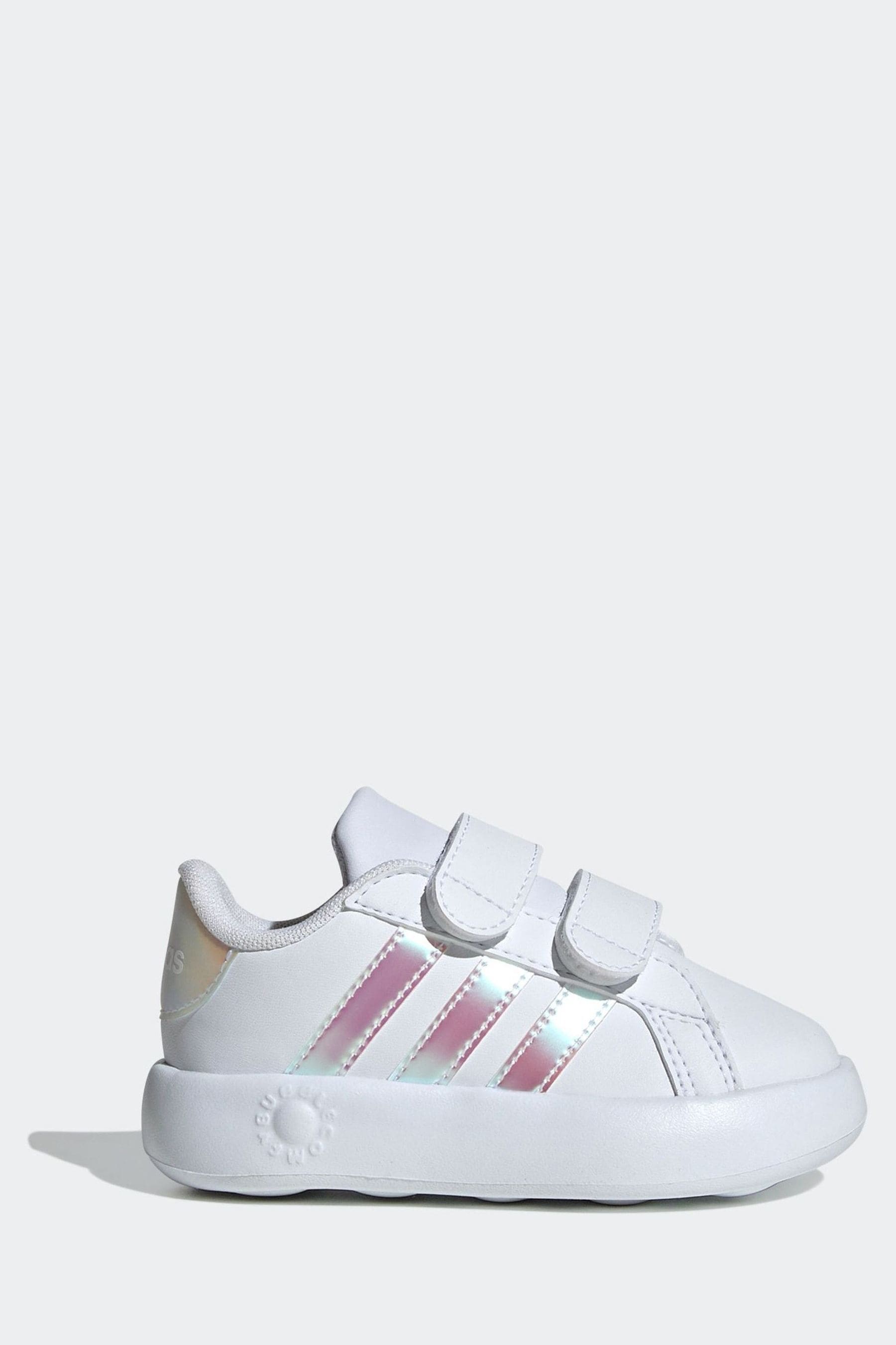 Buy adidas White Silver Kids Grand Court 2.0 Shoes from Next USA