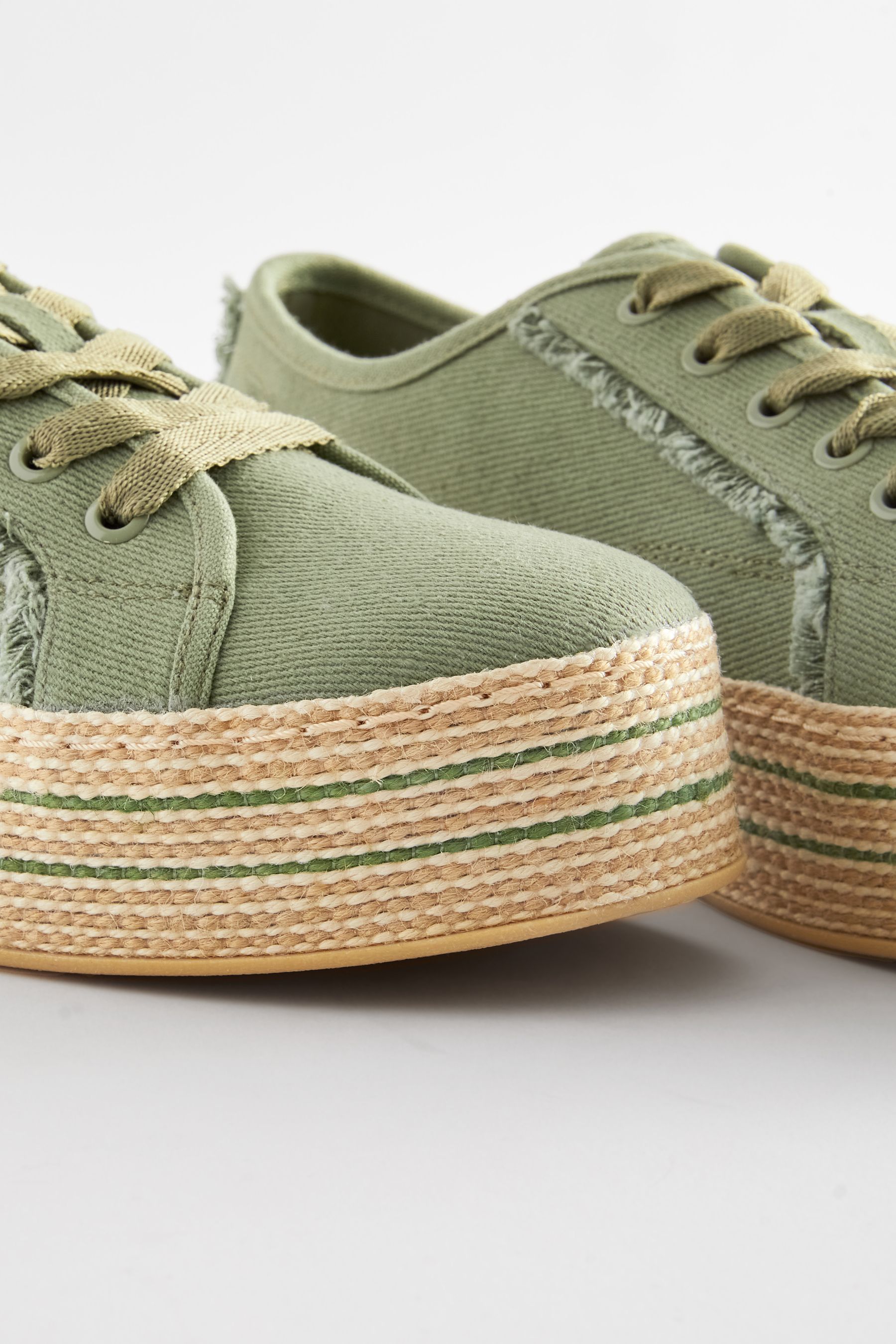 Espadrille flatform trainers online