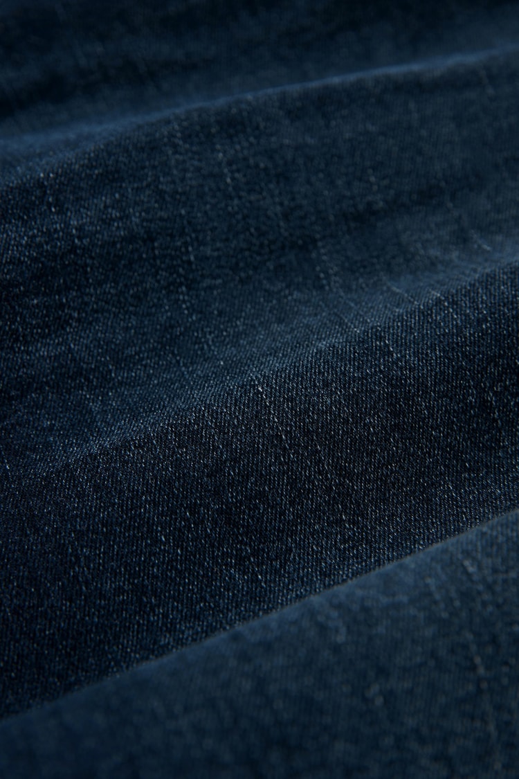 Blue Mid Indigo Straight Fit Motion Flex Jeans - Image 10 of 10