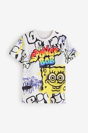 White Licensed Sponge Bob Square Pants T-Shirt (3-16yrs) - Image 1 of 3