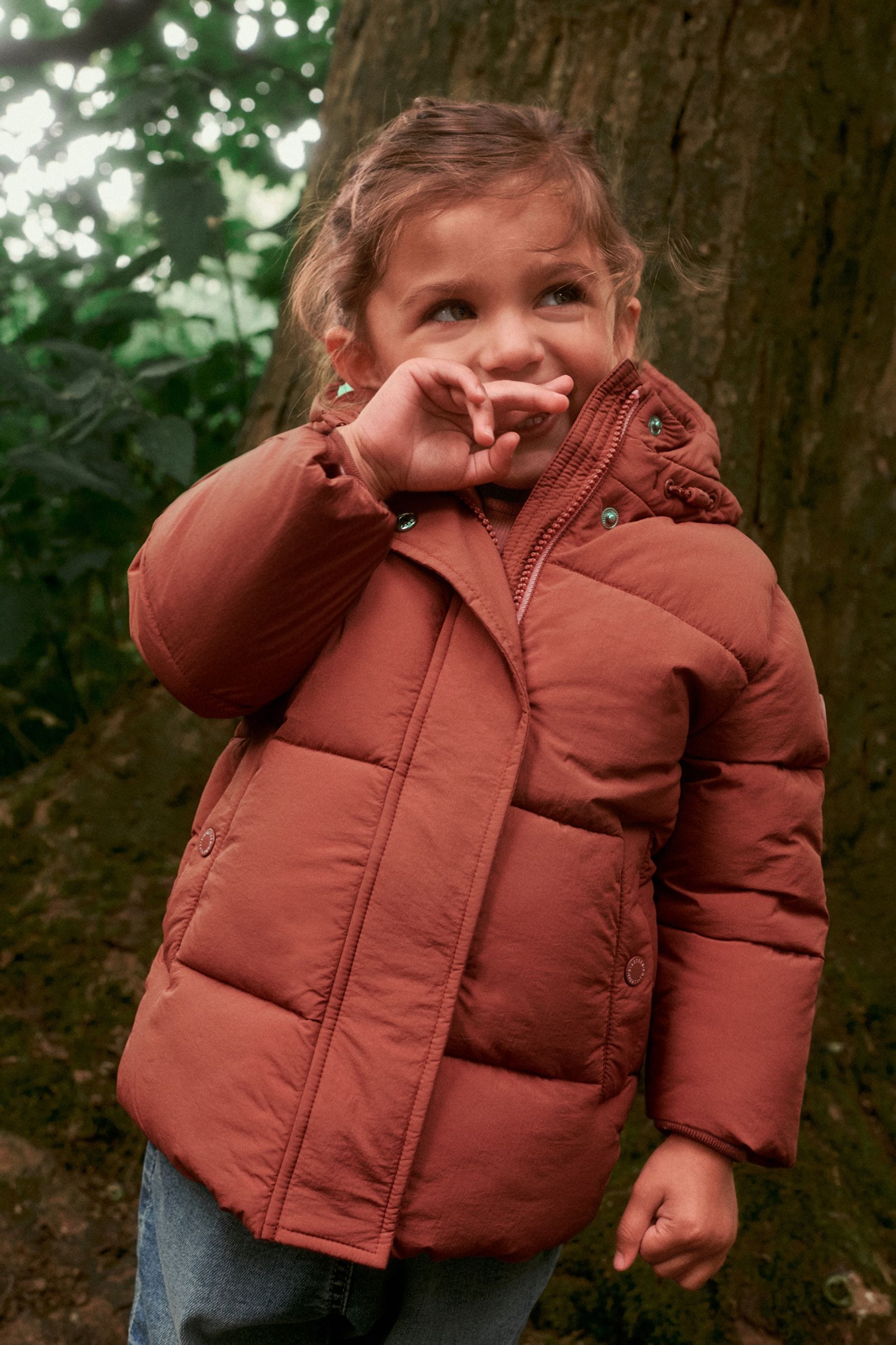 Buy Rust Shower Resistant Padded Coat 3mths 7yrs from Next Luxembourg