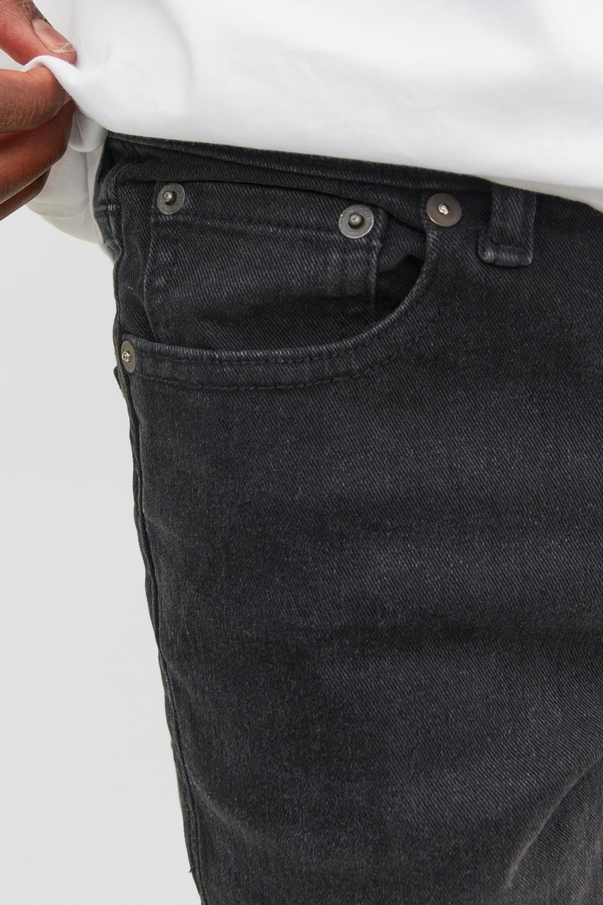 JACK & JONES Black Slim Fit Jeans - Image 5 of 8