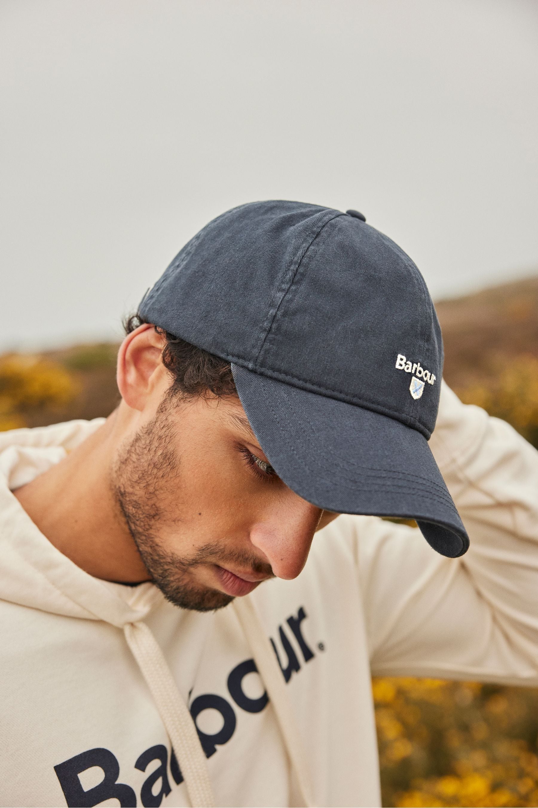 Buy Barbour Navy Blue Cascade Sports 100 Cotton Cap from the Next UK online shop