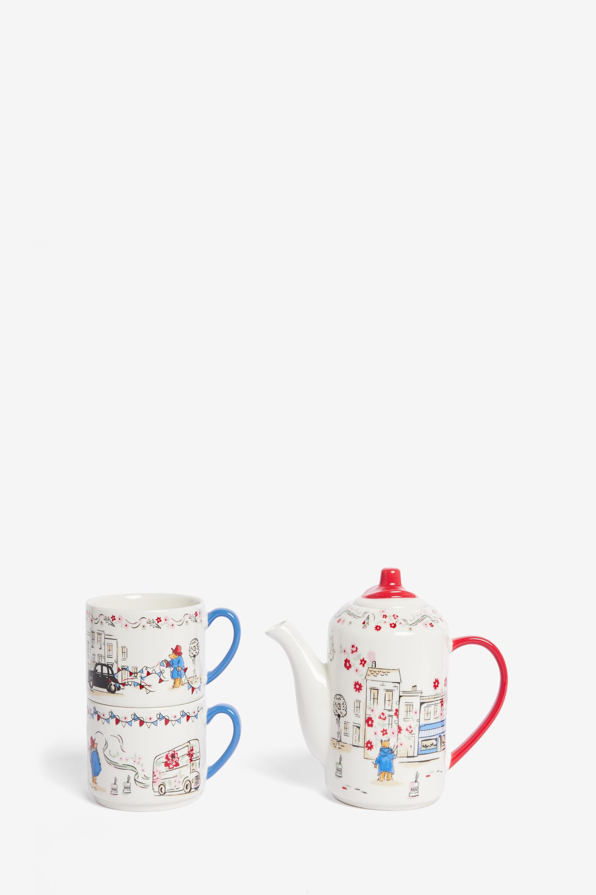 Cath Kidston Multi Paddington Goes to Town Tea for 2 - Image 4 of 7