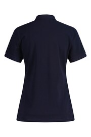 GANT Blue Shield Cap Sleeve Piqué Polo Shirt - Image 5 of 5