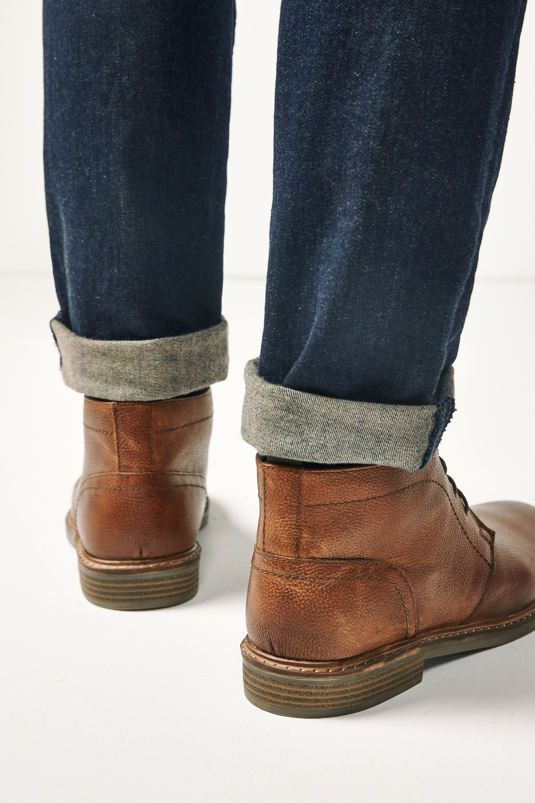 Next mens top boots tan