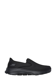 Skechers Black/White Mens Go Walk 7 Trainers - Image 1 of 5